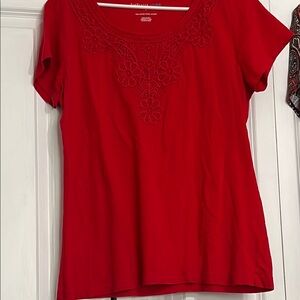 Van Heusen large Red Short Sleeve cottonTee